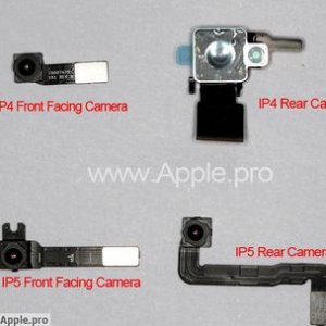 iPhone 5 camera parts