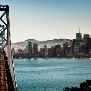 a view of Bay Bridge