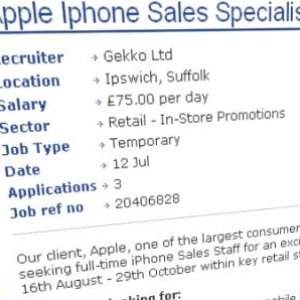 Apple job ad