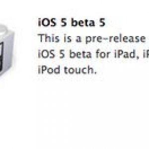 iOS 5 beta 5