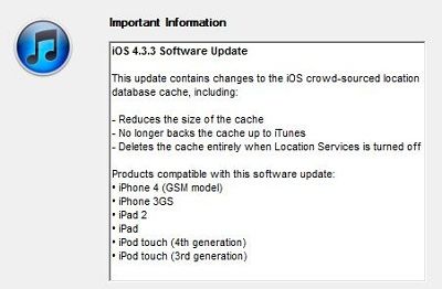 iOS 4.3.3