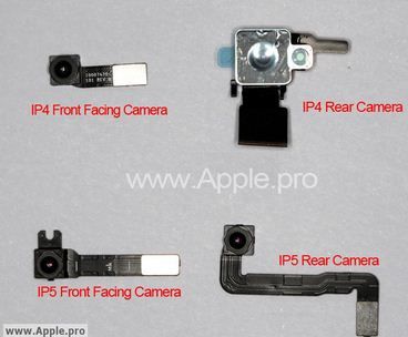 iPhone 5 camera parts