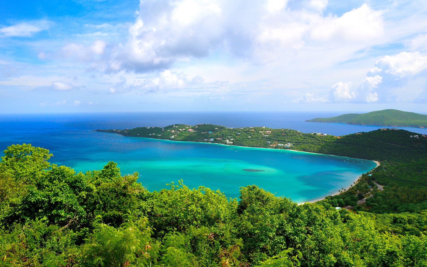 Magen Bay beach.,St Thomas.