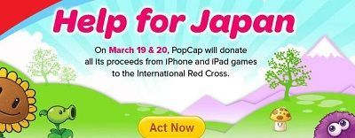 PopCap Games help Japan