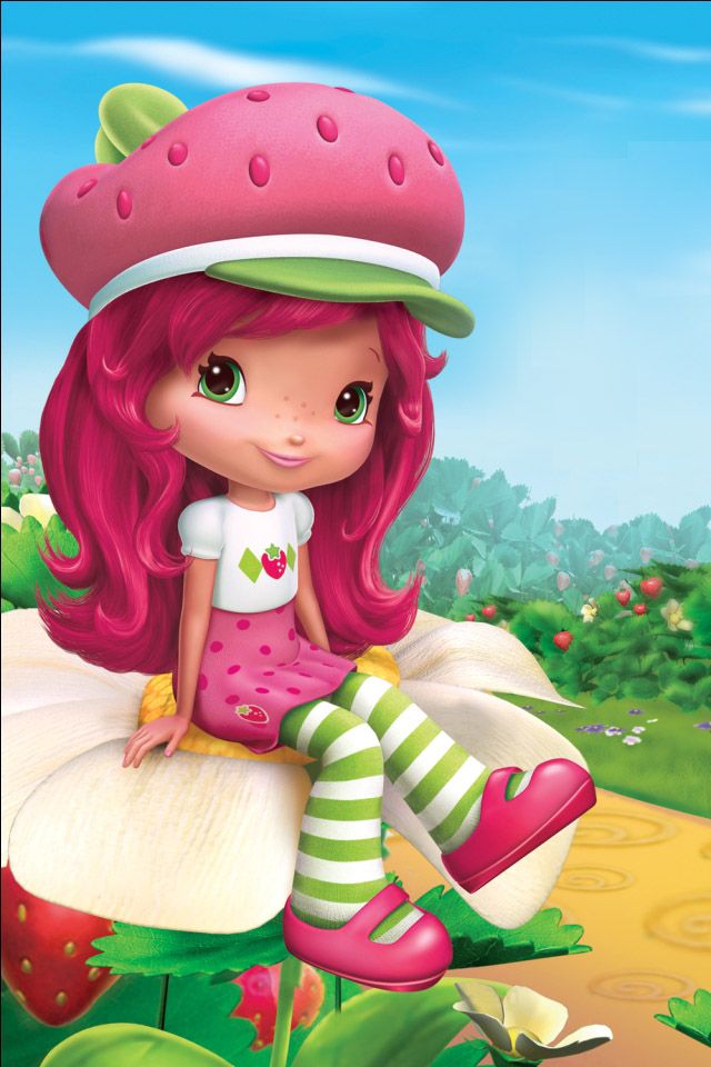 Strawberry-Shortcake-iPhone4Wallpaper