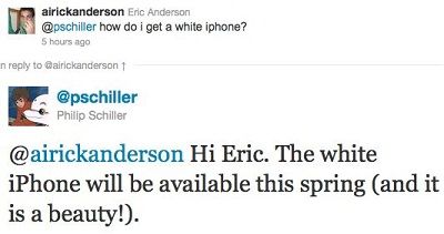 white iPhone twitter